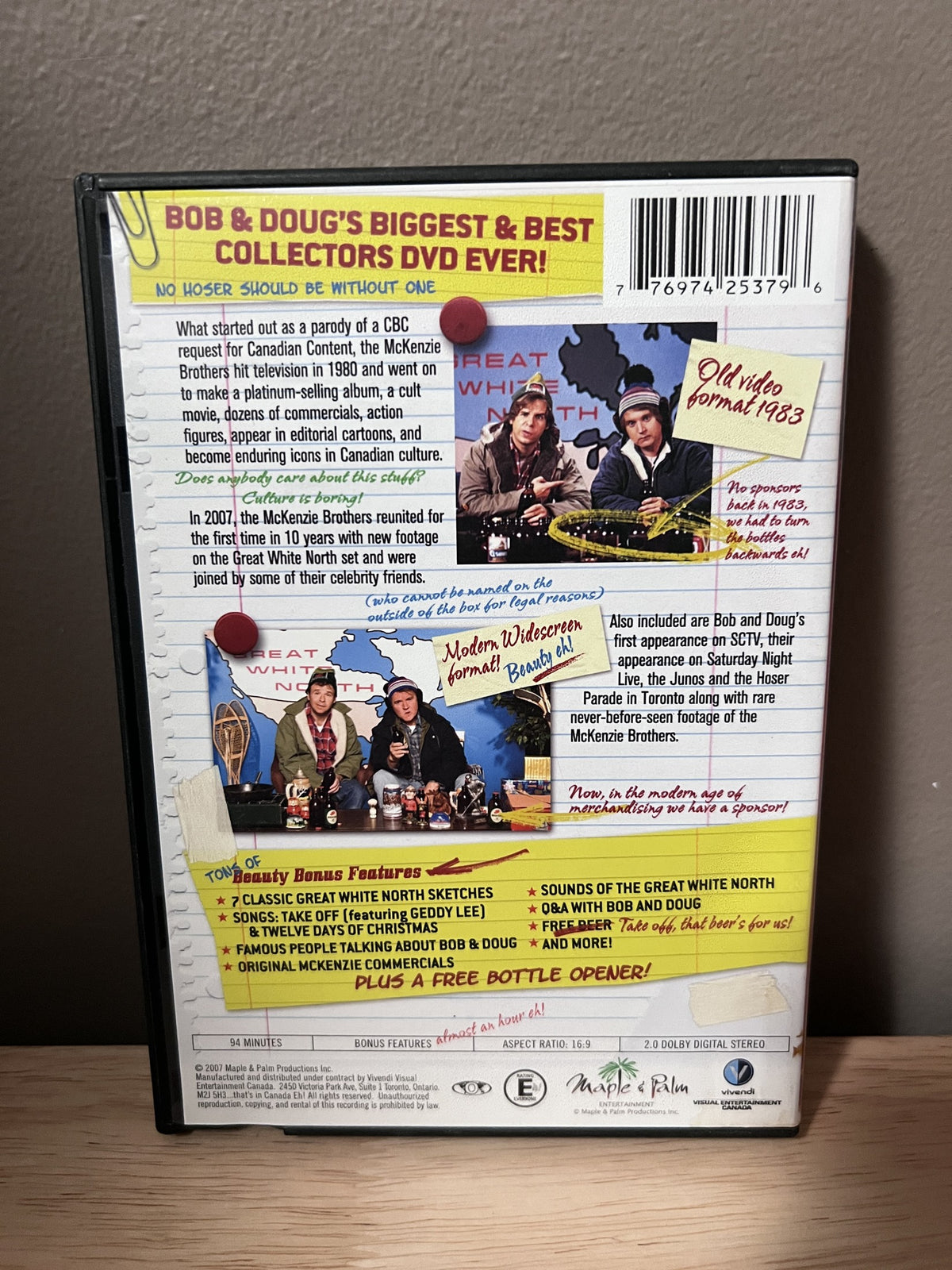 Bob & Doug McKenzie's Two-Four Anniversary - back