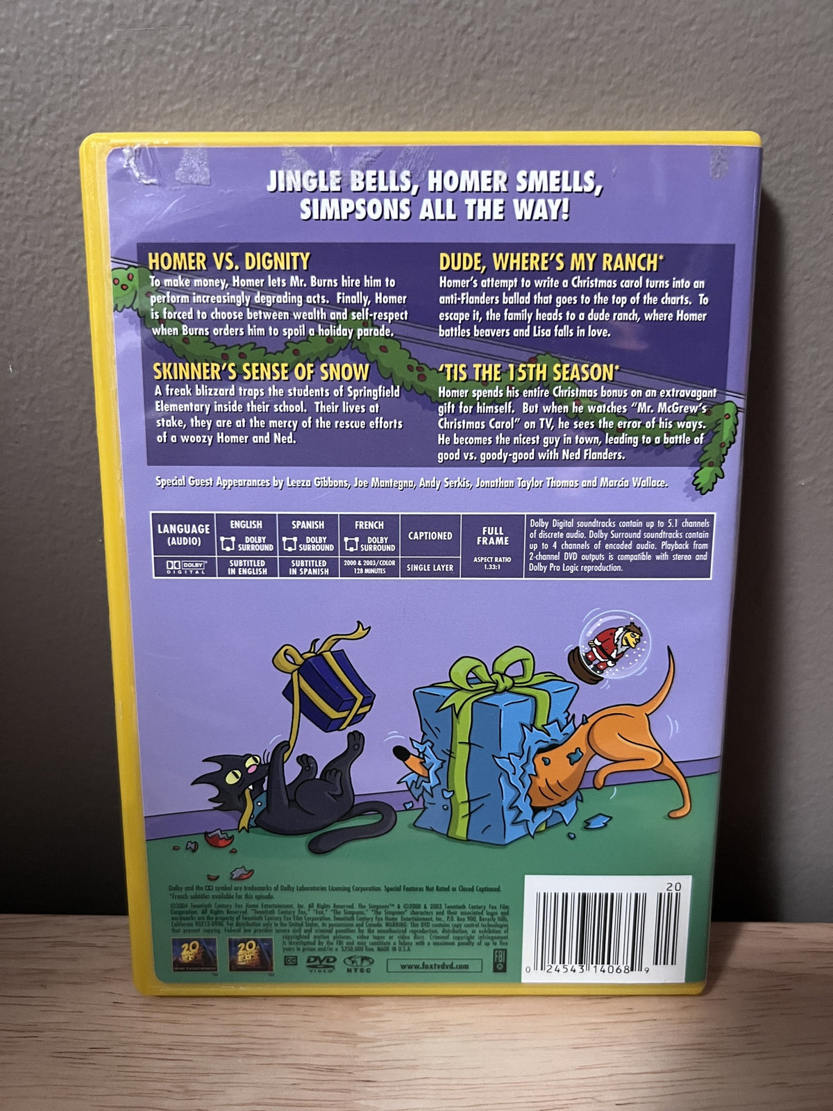 The Simpsons Christmas 2 - back
