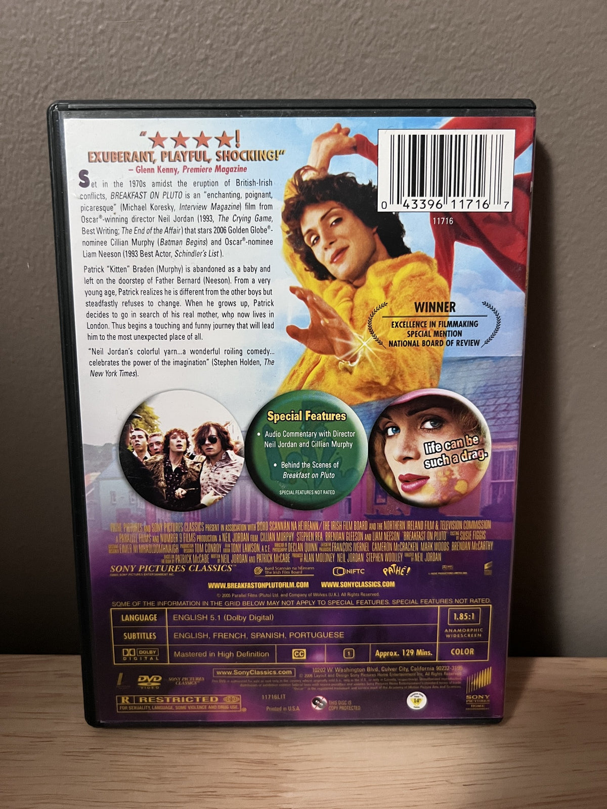 Breakfast on Pluto - back