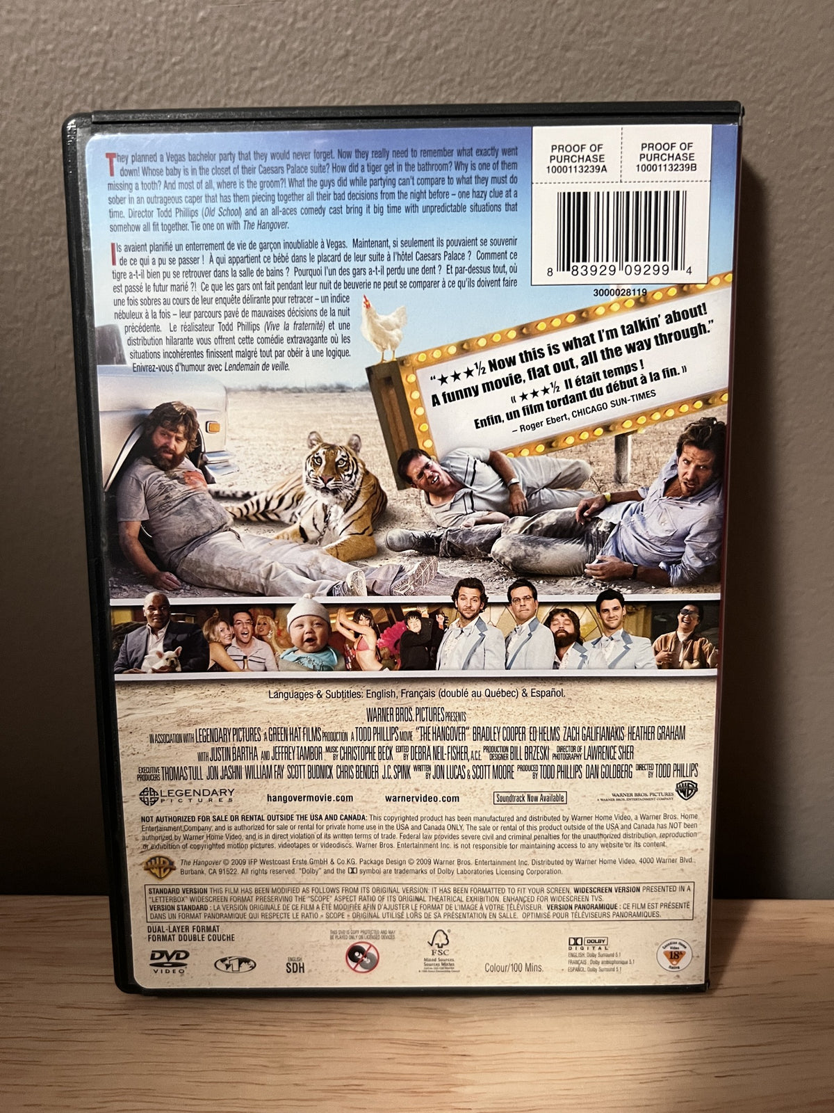 The Hangover: Unrated - back
