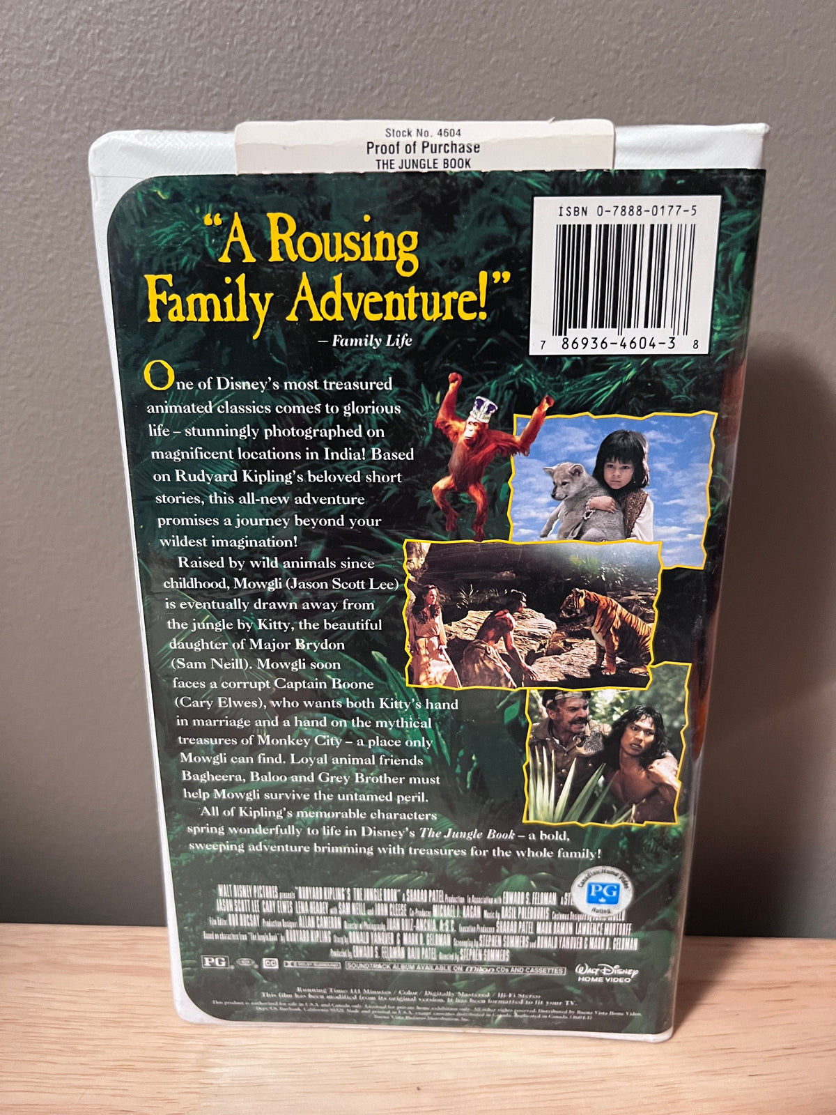 Rudyard Kipling’s The Jungle Book (1994) - back