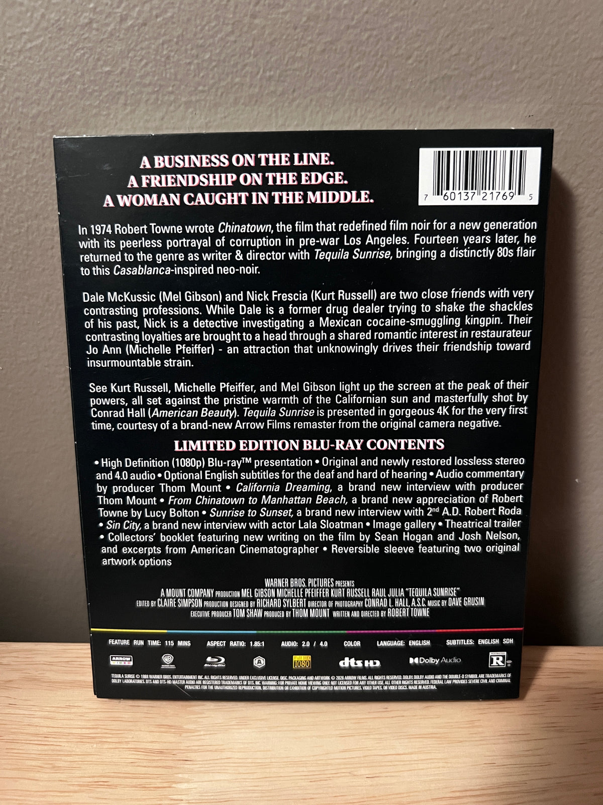 Tequila Sunrise — Limited Edition - back