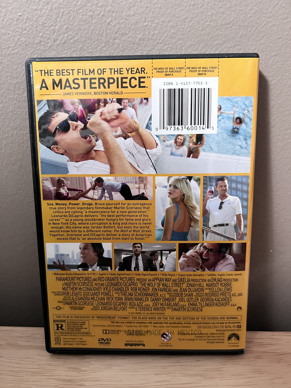 The Wolf of Wall Street — back