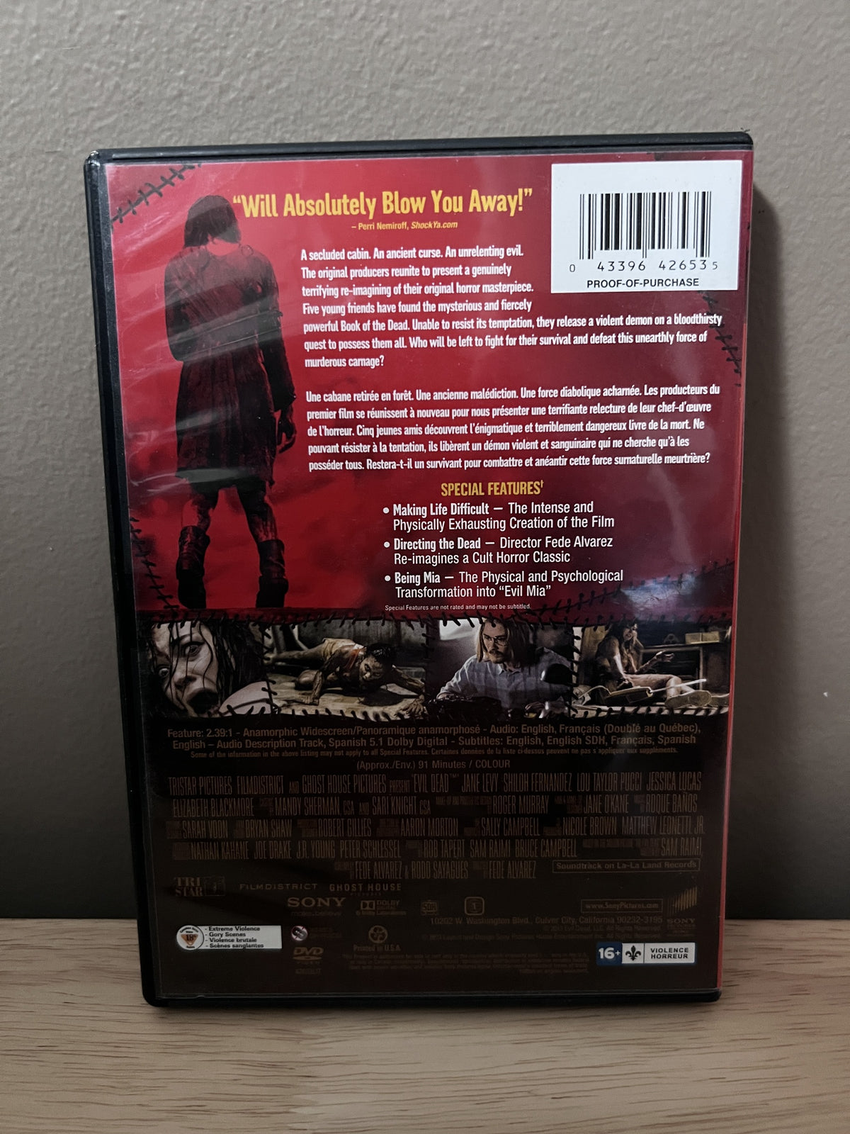 Evil Dead (2013) ā back