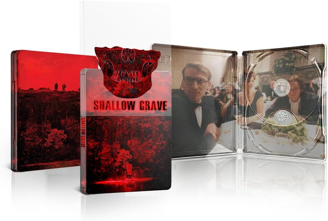 Shallow Grave Limited Edition Steelbook (UK Import) [4K Ultra HD + Region B Blu-ray]