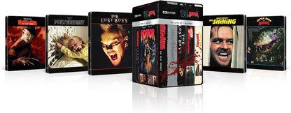 80s Horror Collection Retro Library Steelbook Case (UK Import) [4K Ultra HD + Blu-ray]