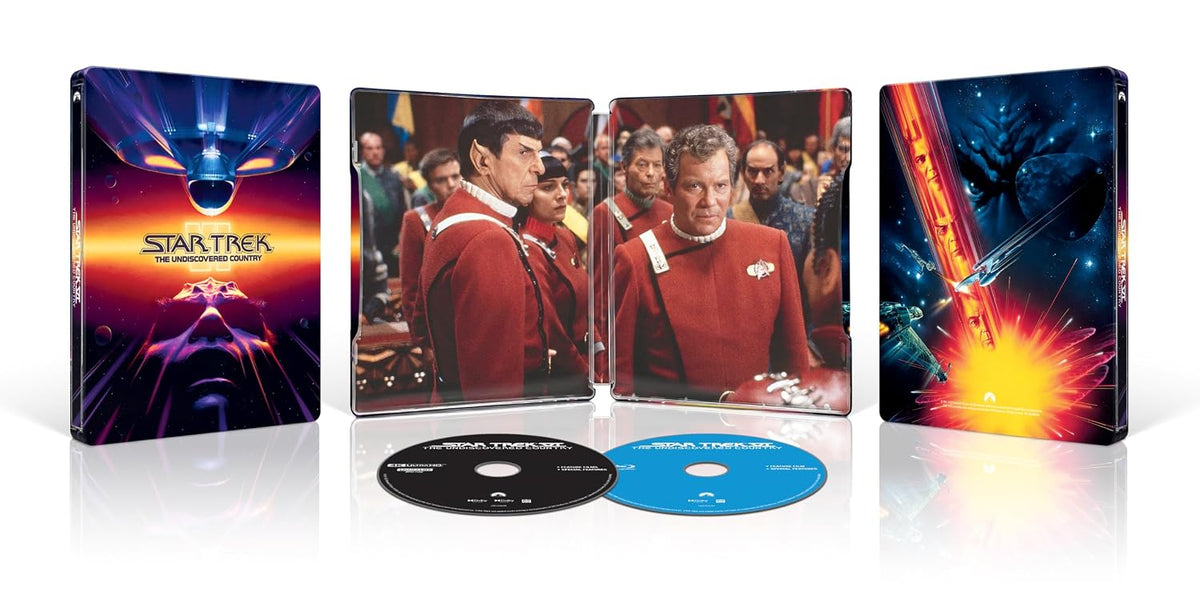 Star Trek VI: Undiscovered Country (35th Anniversary) Limited Edition Steelbook [4K Ultra HD + Blu-ray]