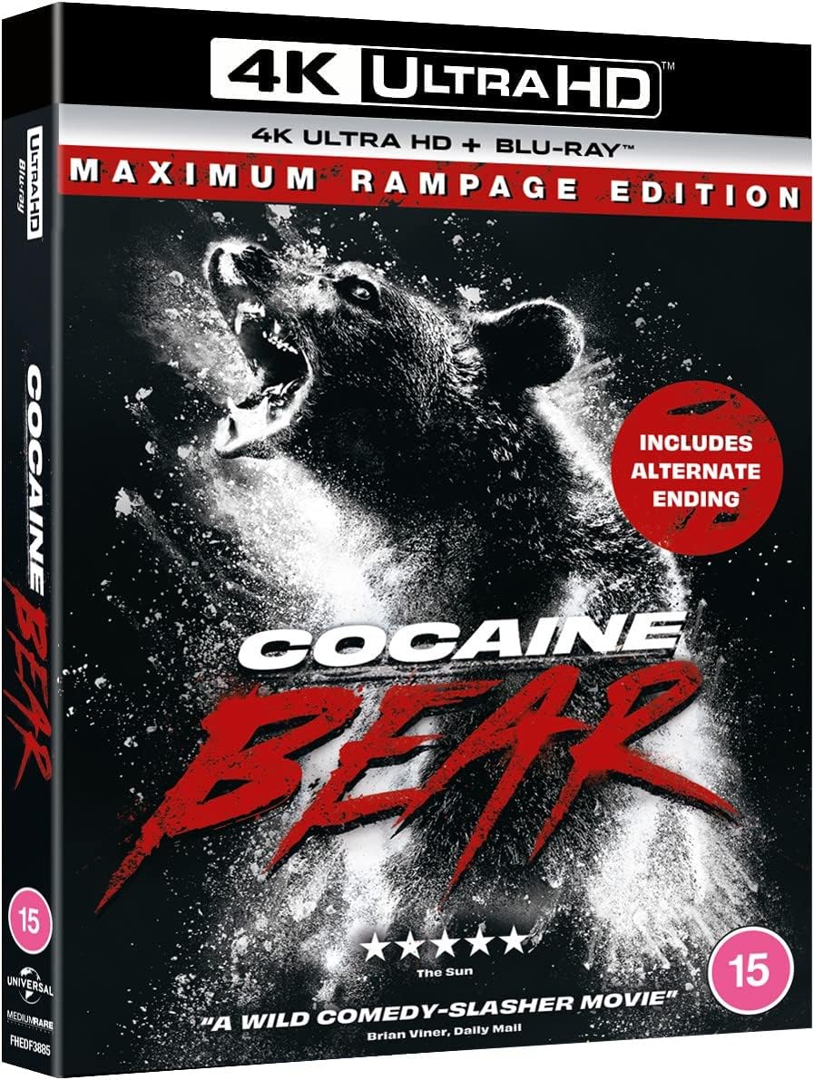 Cocaine Bear: Maximum Rampage Edition (UK Import) [4K Ultra HD + Region B Blu-ray]