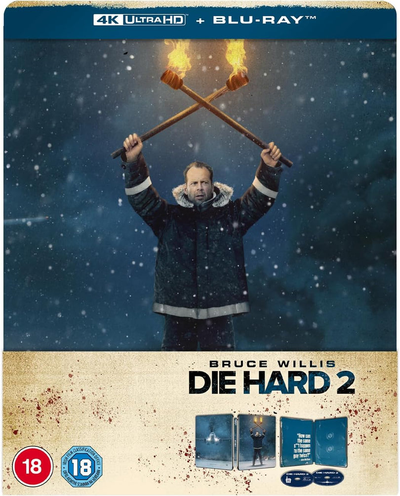 Die Hard 2 Limited Edition Steelbook (UK Import) [4K Ultra HD + Blu-ray]