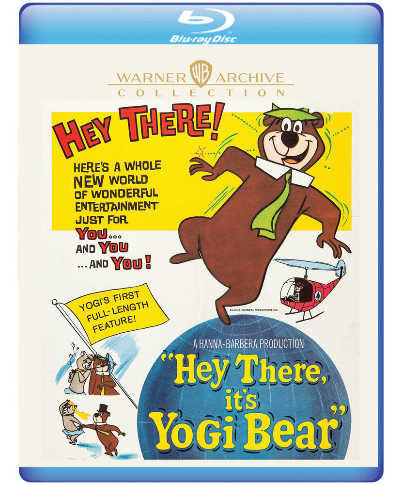 Hey There, it's Yogi Bear Blu-ray front cover