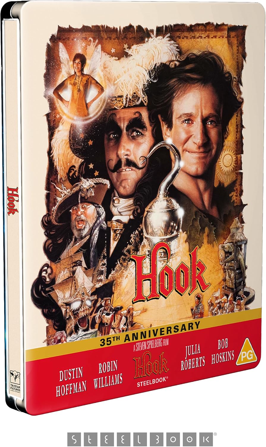 Hook Limited Edition Steelbook (UK Import) [4K Ultra HD + Blu-ray]