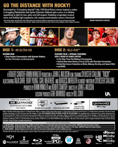Rocky (1976) 50th Anniversary Steelbook Gift Set [4K Ultra HD + Blu-ray]