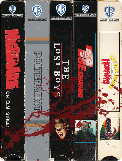 80s Horror Collection Retro Library Steelbook Case (UK Import) [4K Ultra HD + Blu-ray]