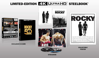 Rocky (1976) 50th Anniversary Steelbook Gift Set [4K Ultra HD + Blu-ray]
