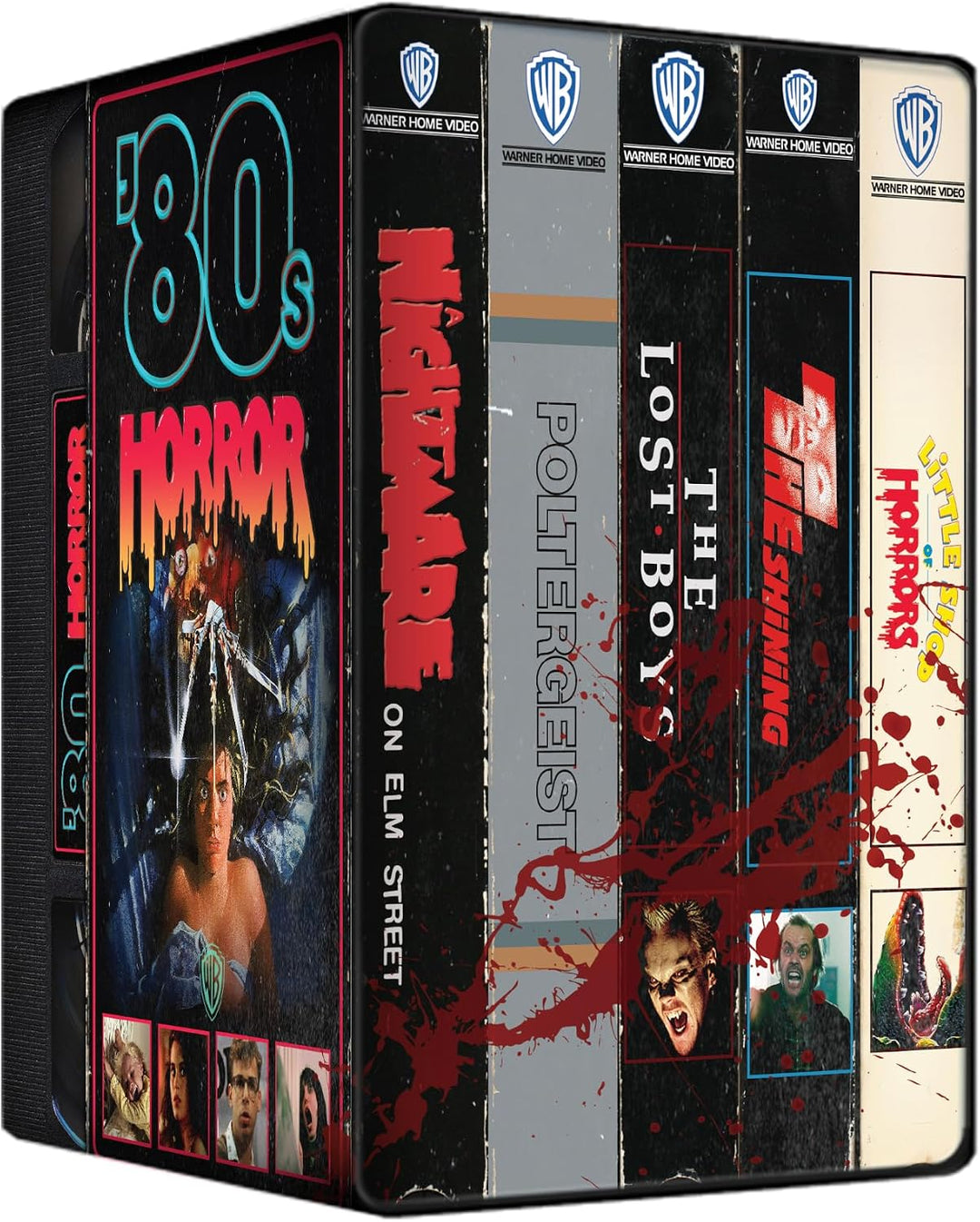 80s Horror Collection Retro Library Steelbook Case (UK Import) [4K Ultra HD + Blu-ray]