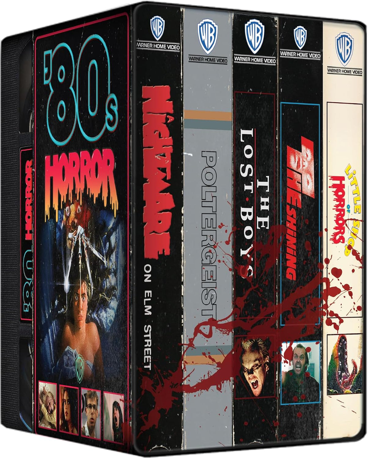 80s Horror Collection Retro Library Steelbook Case (UK Import) [4K Ultra HD + Blu-ray]