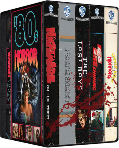 80s Horror Collection Retro Library Steelbook Case (UK Import) [4K Ultra HD + Blu-ray]