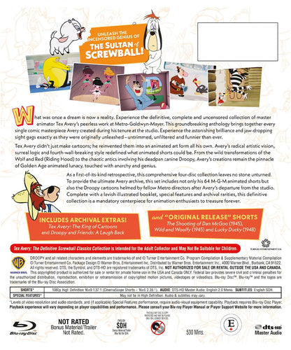 Tex Avery: The Definitive Screwball Classics Collection (US Import) [Blu-ray]