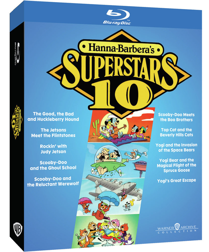 Hanna-Barbera Superstars 10: The Complete Film Collection (US Import) [Blu-ray] front cover
