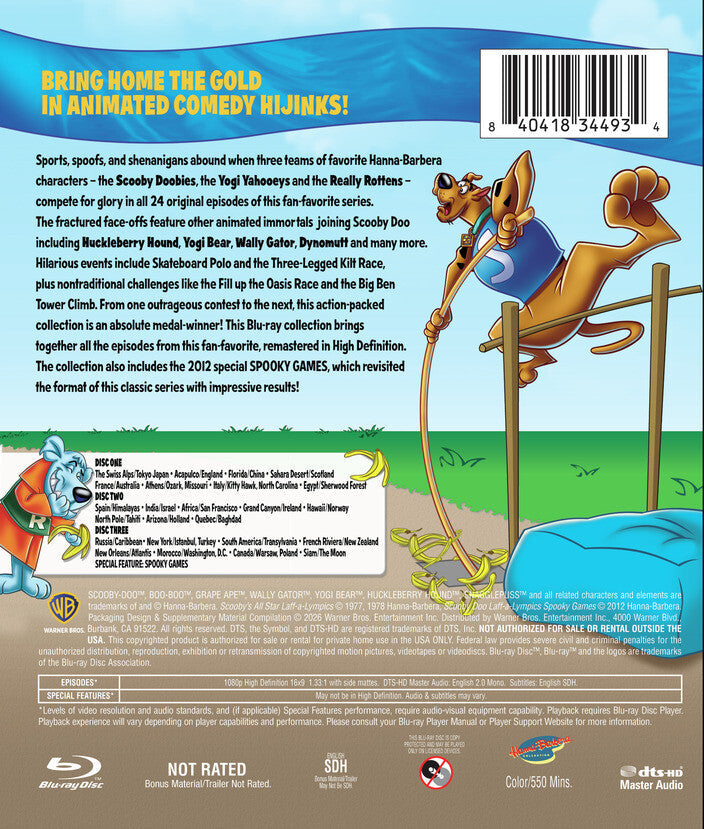 Scooby's All-Star Laff-A-Lympics Complete Collection (US Import) [Blu-ray] back cover