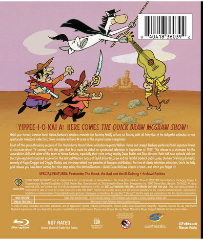 The Quick Draw McGraw Show (US Import) [Blu-ray] back cover