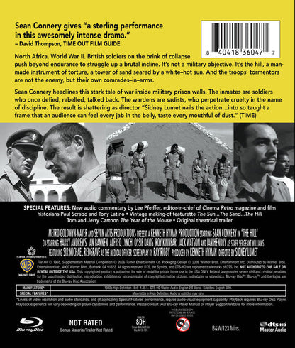 The Hill (1965) (US Import) [Blu-ray] - back cover