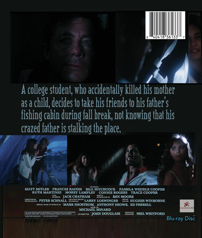The Mutilator Cardinal XD Blu-ray back cover