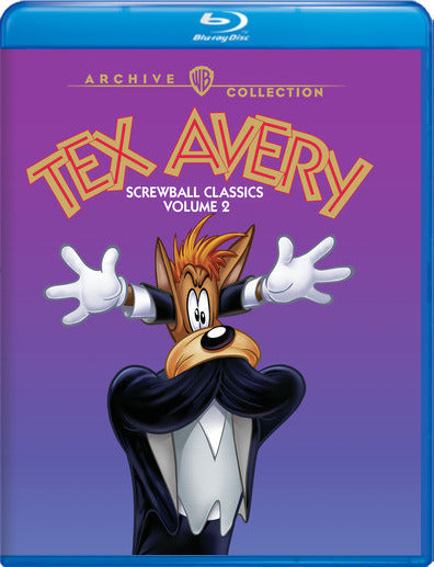 Tex Avery Screwball Classics Volume 2 Blu-ray front cover