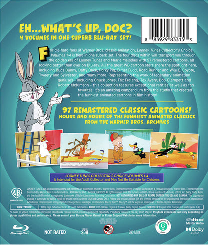 Looney Tunes Collector's Choice Collection: Volumes 1-4 (US Import) [Blu-ray] back cover