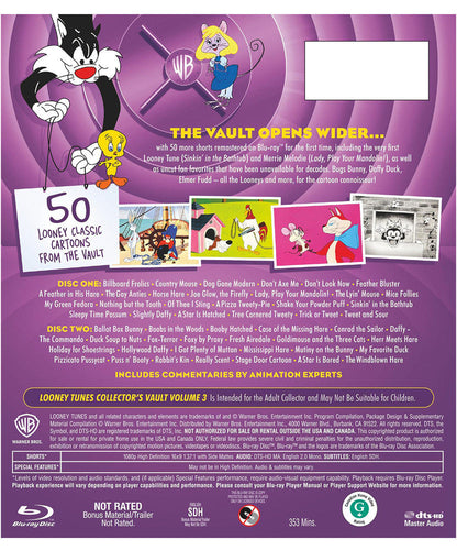 Looney Tunes Collector's Vault Volume 3 (US Import) [Blu-ray] back cover