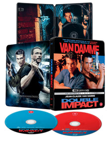 Double Impact Limited Edition Steelbook (UK Import) [4K Ultra HD + Region B Blu-ray]