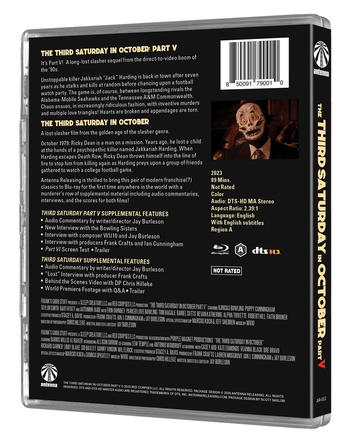 Third Saturday in October Double Feature Limited Edition Slipcover (US Import) [Blu-ray]