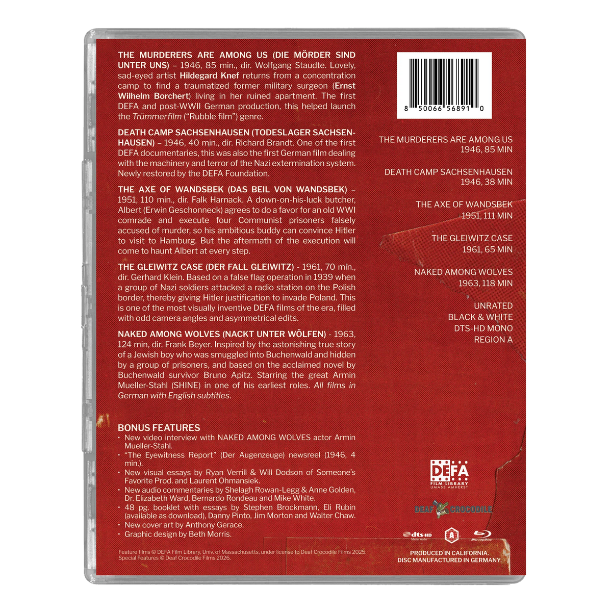 Murderers Among Us Limited Deluxe Edition (US Import) [Blu-ray]