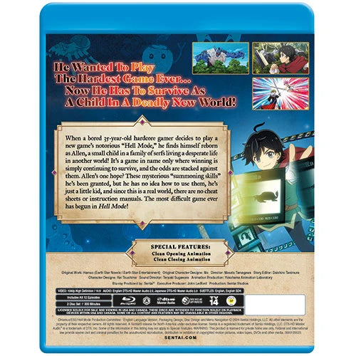HELL MODE: The Hardcore Gamer Dominates in Another World with Garbage Balancing (Season 1) Collection [Blu-ray]