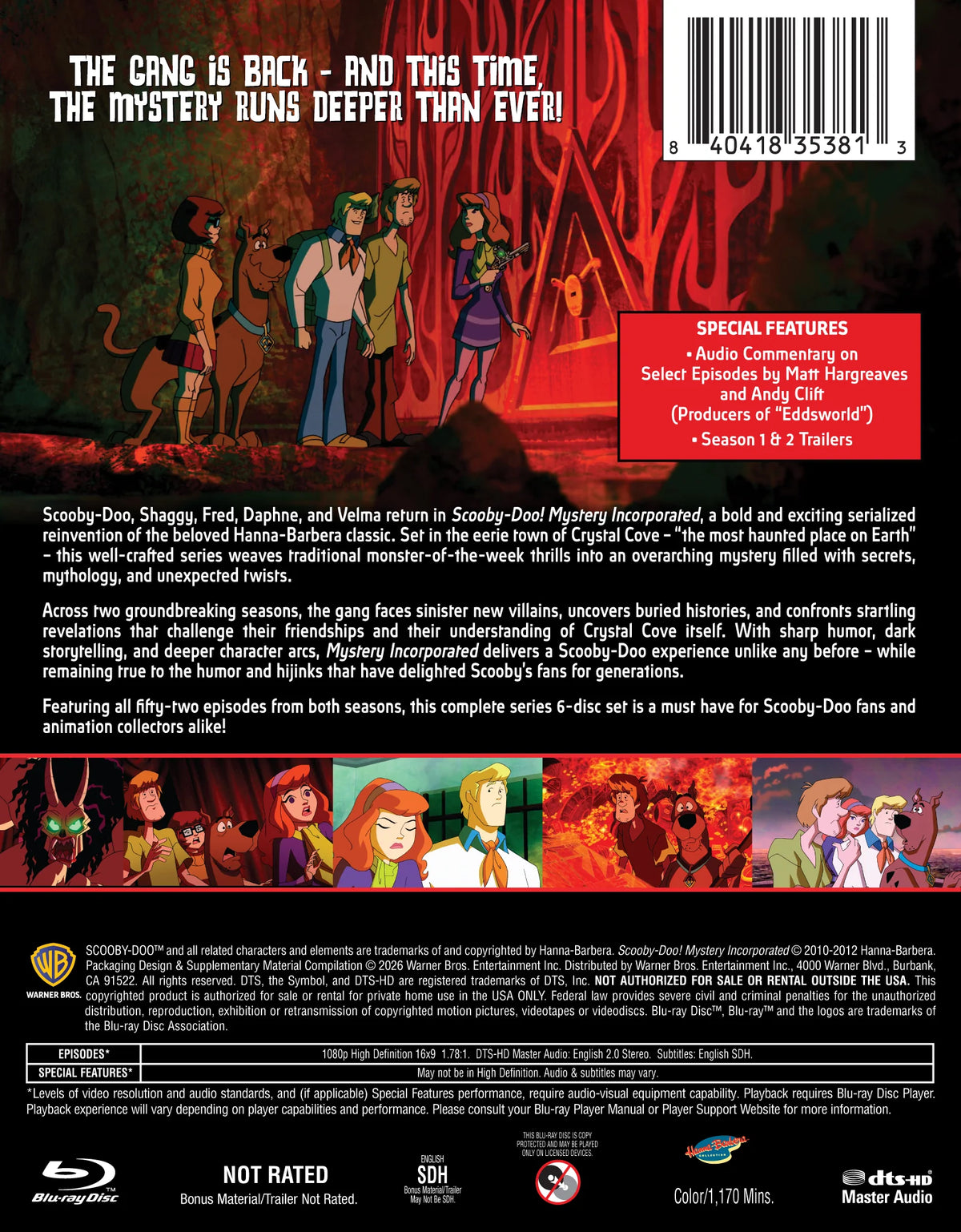 Scooby-Doo! Mystery Incorporated: The Complete Series (US Import) [Blu-ray]