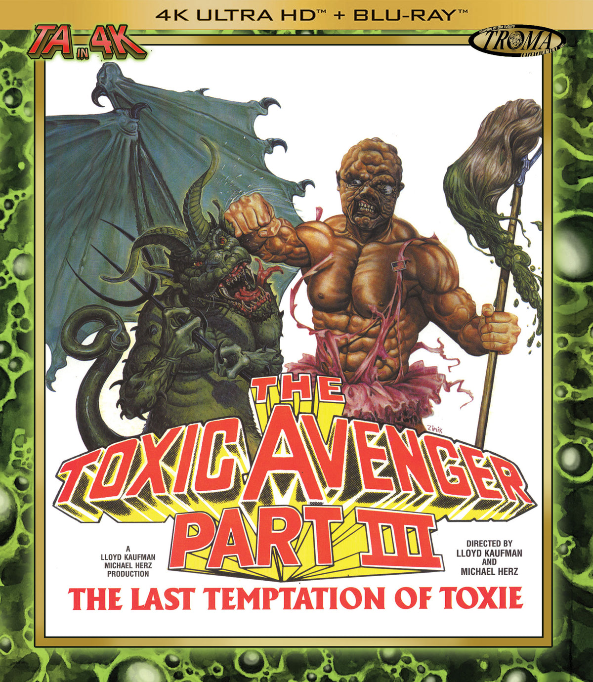 The Toxic Avenger Part III: The Last Temptation of Toxie [4K Ultra HD + Blu-ray]