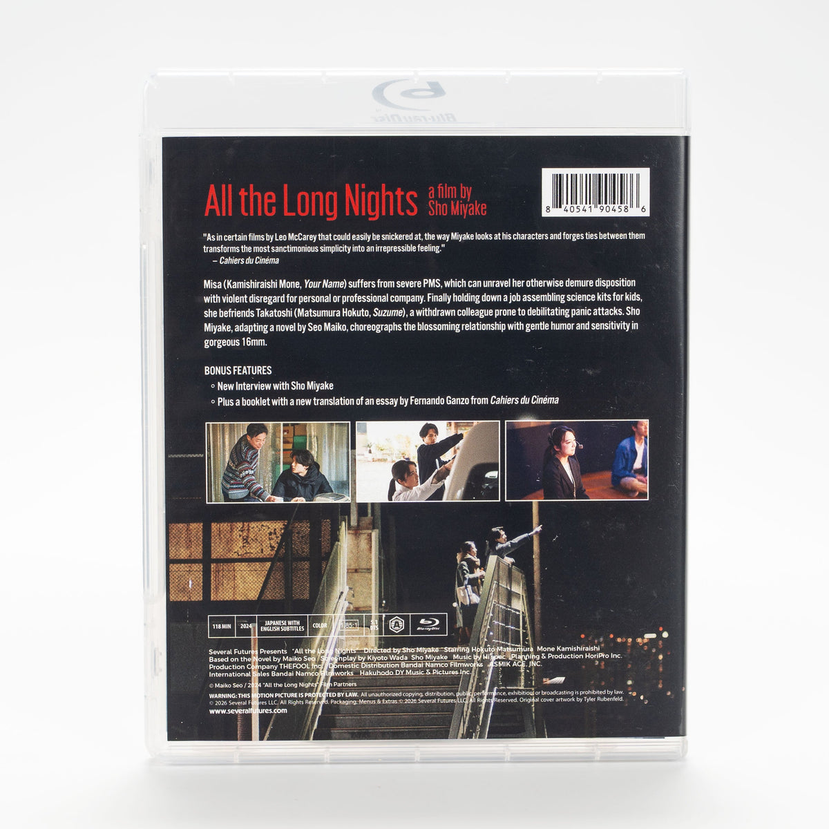 All the Long Nights - case back