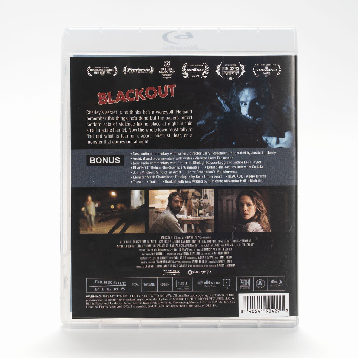 Blackout - underlying case back artwork