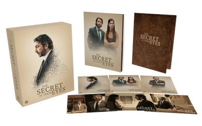 Box contents of The Secret in Their Eyes Limited Edition (UK Import) [4K Ultra HD + Region B Blu-ray]