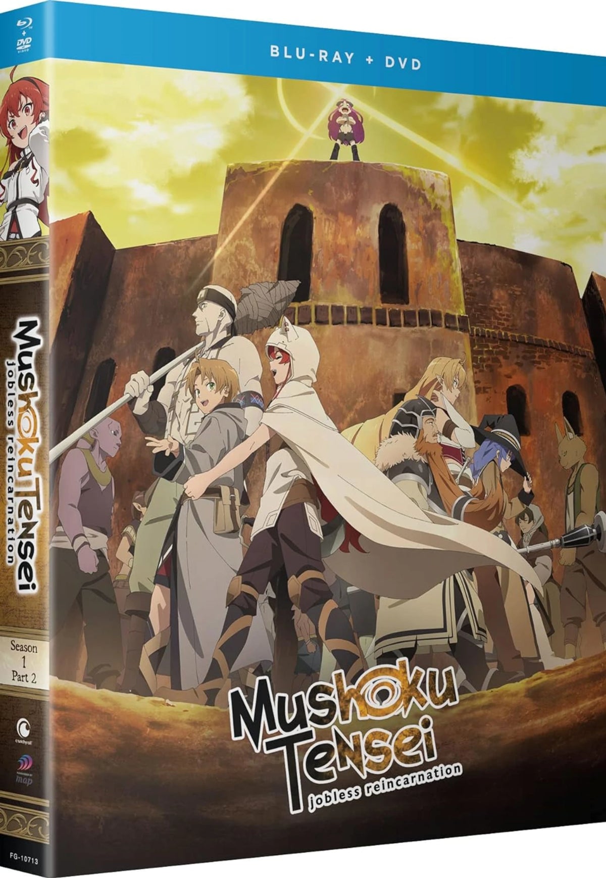 Front cover of Mushoku Tensei: Jobless Reincarnation Season 1: Part 2 [Blu-ray + DVD]