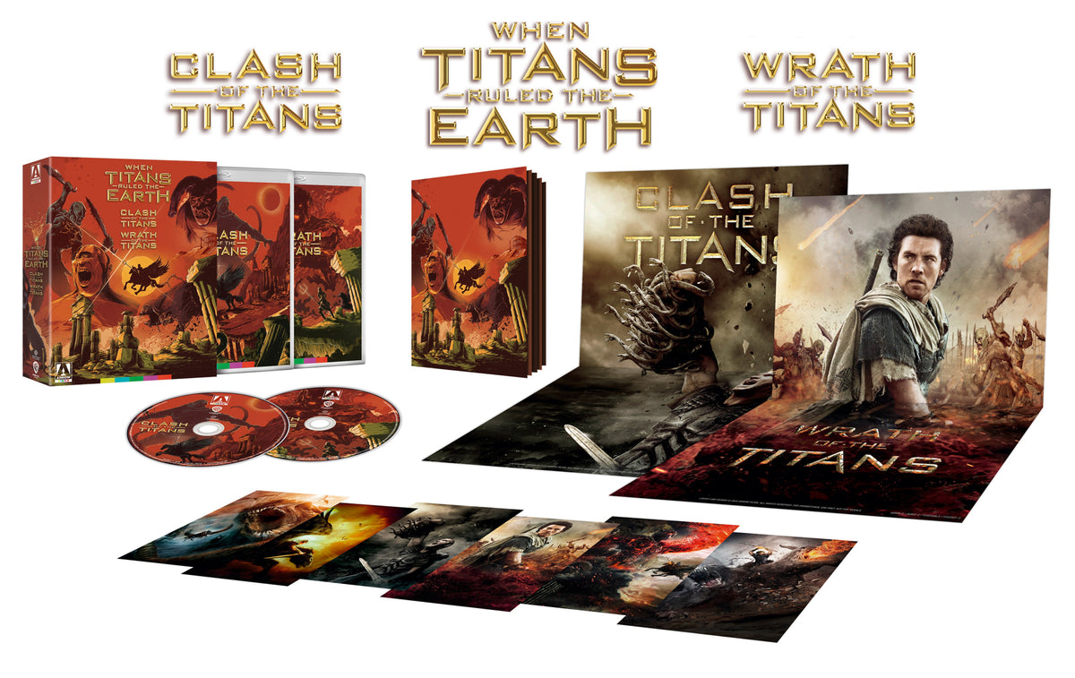 Box contents of When Titans Ruled The Earth: Clash Of The Titans/Wrath Of The Titans [Blu-ray]