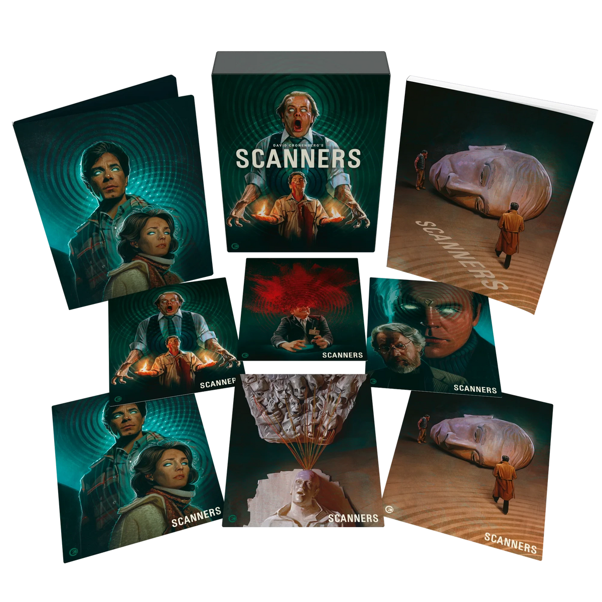 Box contents of Scanners Limited Edition (UK Import) [4K Ultra HD + Region B Blu-ray]