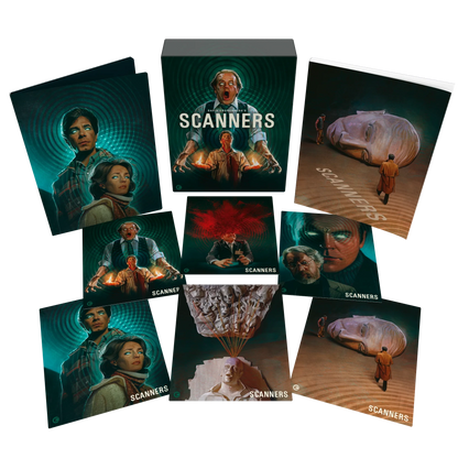 Box contents of Scanners Limited Edition (UK Import) [4K Ultra HD + Region B Blu-ray]
