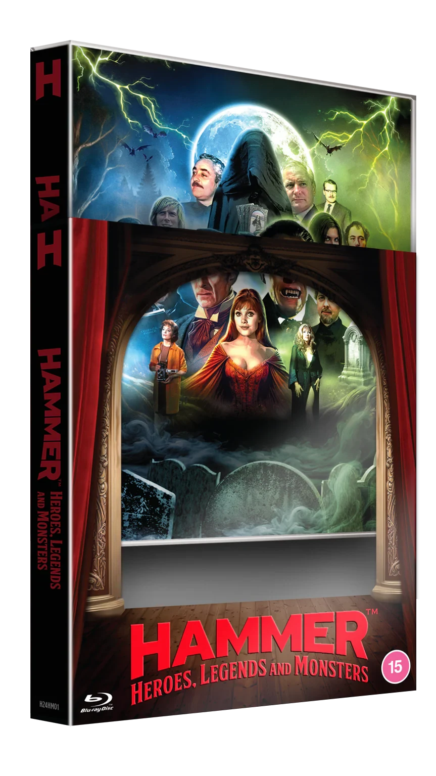 Half in cover sleeve of Hammer: Heroes, Legends and Monsters (UK Import) [Region B Blu-ray]