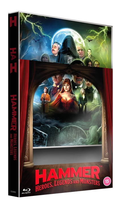 Half in cover sleeve of Hammer: Heroes, Legends and Monsters (UK Import) [Region B Blu-ray]