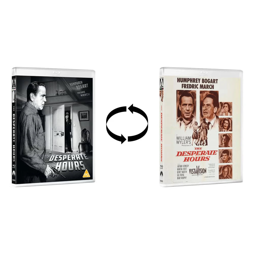 Reversible cover of The Desperate Hours Limited Edition (UK Import) [Region B Blu-ray]