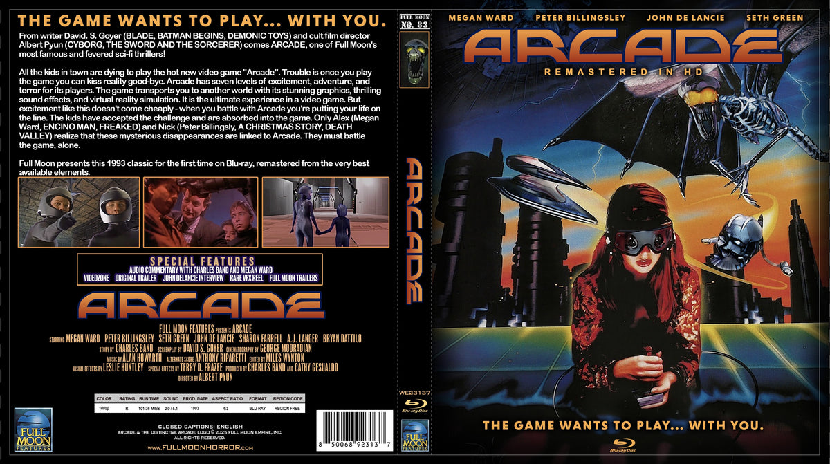 Packshot art of Arcade (Remastered) [Blu-ray]