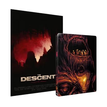 Package contents of The Descent Limited Edition Steelbook (UK Import) [4K Ultra HD + Region B Blu-ray]