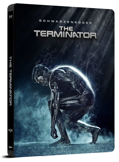 Front cover of The Terminator Limited Edition Steelbook (UK Import) [4K Ultra HD + Region B Blu-ray]