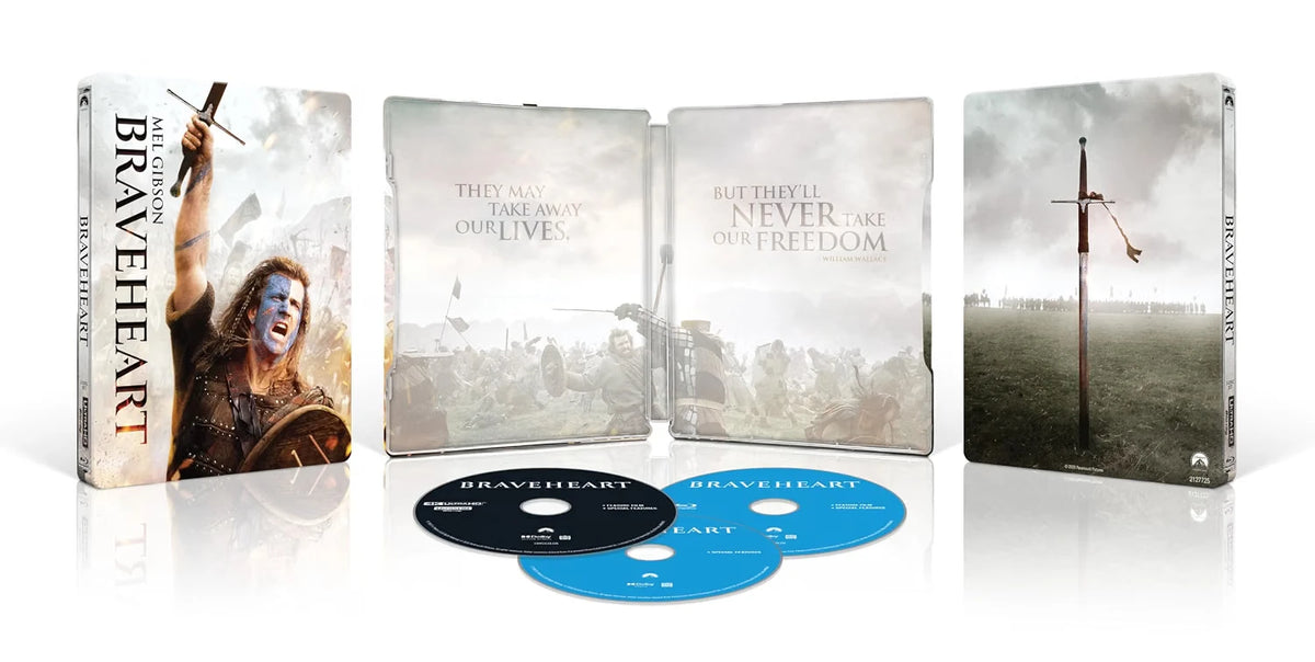 Packshot of Braveheart Limited Edition Steelbook [4K Ultra HD + Blu-ray]